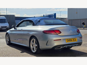 2016 Mercedes-Benz C Class 2.1 C220d Amg Line Cabriolet G-Tronic+ Euro 6 (s/s) 2dr in Silver — image 2
