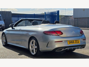 2016 Mercedes-Benz C Class 2.1 C220d Amg Line Cabriolet G-Tronic+ Euro 6 (s/s) 2dr in Silver — image 3