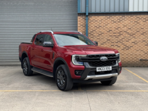 2023 Ford Ranger 2.0 Ranger P703 Wildtrak Double Cab 2.0l Ecoblue 205ps 4WD Ft 10 Speed Automatic in Red — image 2