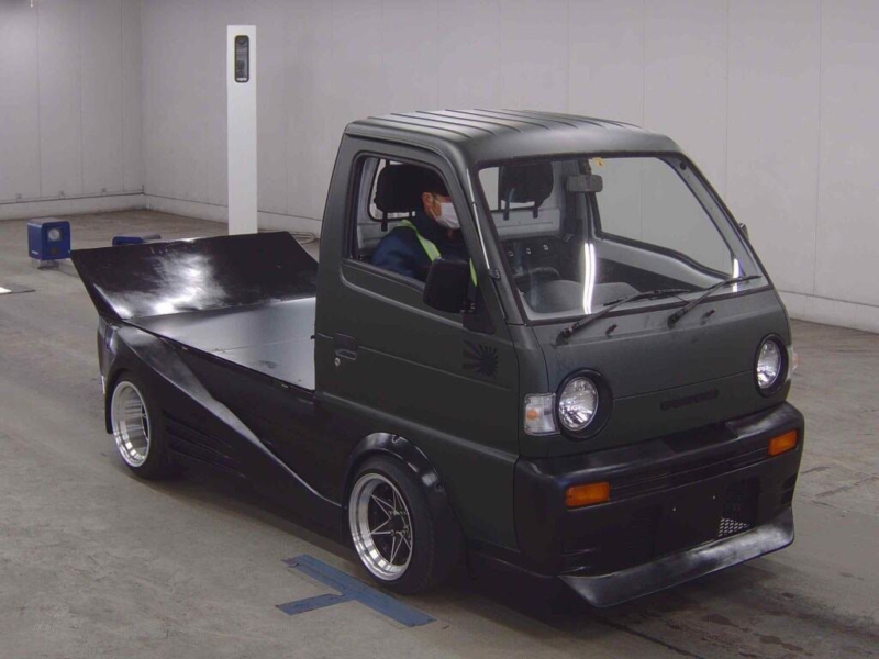 1993 Suzuki Carry Ek Motors Modified Hello Special 660cc Kei Pickup in Green — image 1