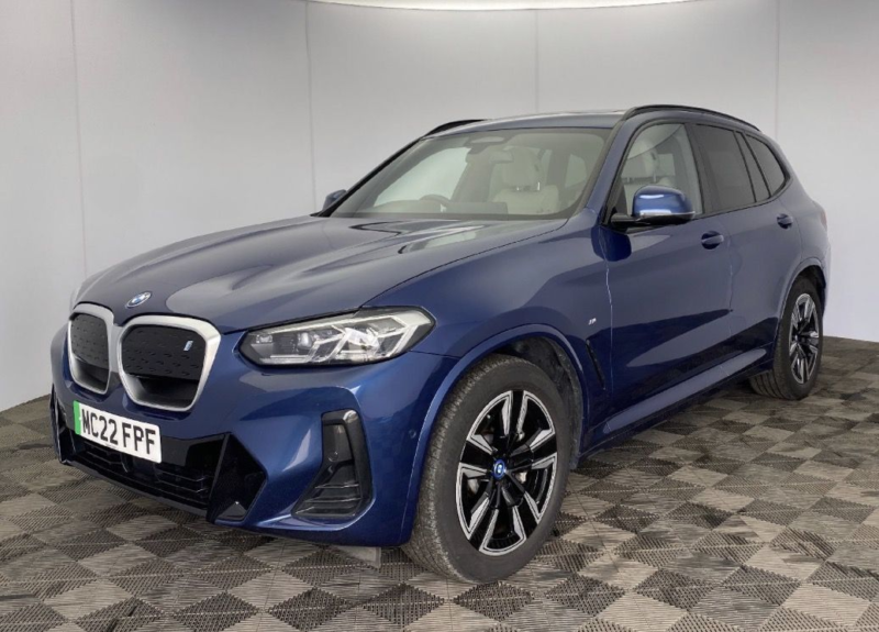 2022 BMW Ix3 80kwh M Sport SUV 5dr Electric Auto (286 Ps) in Blue — image 1