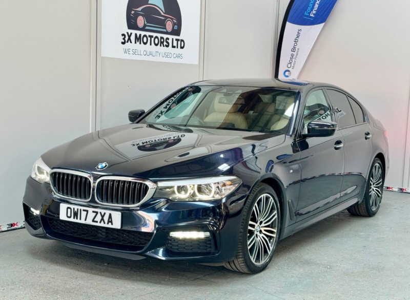 2017 BMW 5 Series 2.0 520d M Sport Auto Xdrive Euro 6 (s/s) 4dr in Black — image 1