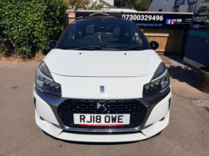 2018 Ds Automobiles Ds 3 Cabrio 1.2 Puretech Prestige Cabriolet 2dr Petrol Manual Euro 6 (s/s) (130 Ps) in White — image 6