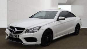 2014 Mercedes-Benz E Class 2.1 E220 Cdi Amg Sport G-Tronic+ Euro 5 (s/s) 2dr in White — image 2