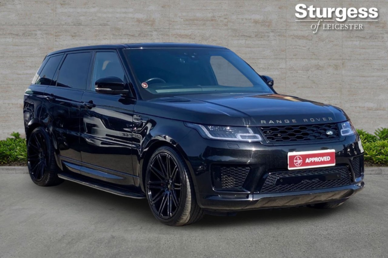 2019 Land Rover Range Rover Sport 2.0 P400e 13.1kwh Hse Dynamic Auto 4WD Euro 6 (s/s) 5dr in Black — image 1