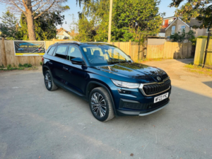 2023 Skoda Kodiaq 1.5 Tsi Act Se L Executive DSG Euro 6 (s/s) 5dr (7 Seat) in Blue — image 3