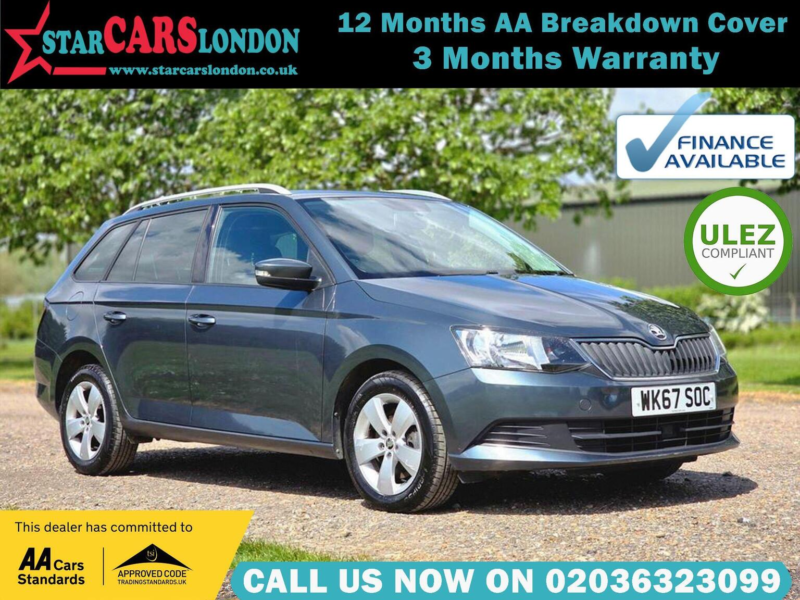 2017 Skoda Fabia 1.0 Tsi Se DSG Euro 6 (s/s) 5dr in Grey — image 1