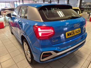 2022 Audi Q2 1.5 Tfsi Cod 35 S Line SUV 5dr Petrol Manual Euro 6 (s/s) (150 Ps) in Blue — image 2