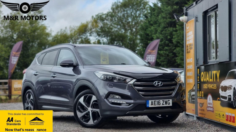 2016 Hyundai Tucson 2.0 Crdi Premium Se Auto 4WD Euro 6 5dr in Grey — image 1