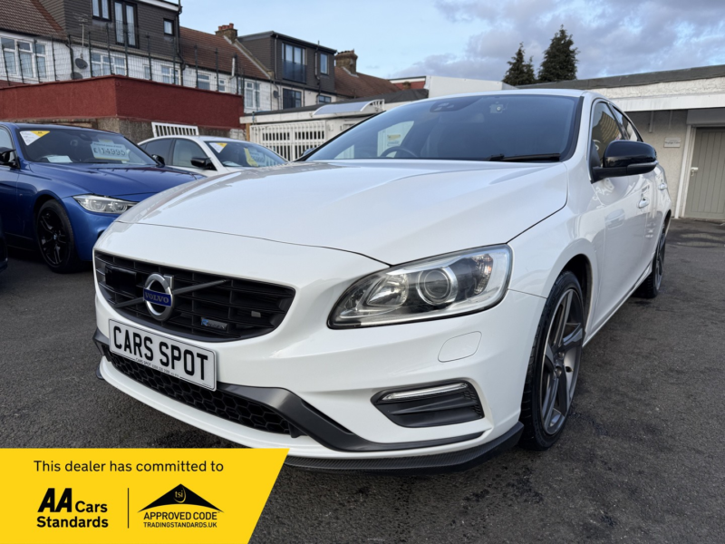 2015 Volvo S60 1.6 T4 R-Design Fresh Import Verified Mile Finance Avb in White — image 1