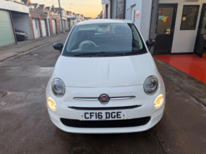 2016 Fiat 500 1.2 Pop Euro 6 (s/s) 3dr in White — image 2