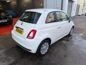 2016 Fiat 500 1.2 Pop Euro 6 (s/s) 3dr in White — image 5