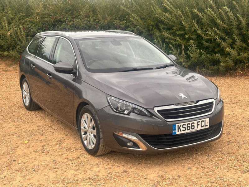 2016 Peugeot 308 Sw 1.6 Bluehdi Allure Euro 6 (s/s) 5dr in Grey — image 1