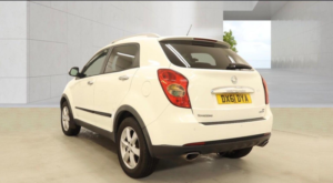 2011 Ssangyong Korando 2.0d Ex 4WD Euro 5 5dr in White — image 3