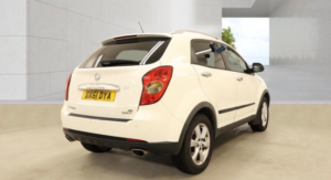 2011 Ssangyong Korando 2.0d Ex 4WD Euro 5 5dr in White — image 4