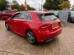 2019 Mercedes-Benz A Class 1.5 A180d Amg Line (premium) Hatchback 5dr Diesel 7g-Dct Euro 6 (s/s) (116 Ps) in Red — image 4