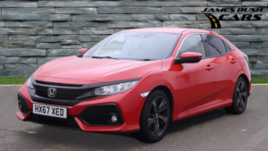 2017 Honda Civic 1.0 Vtec Turbo Sr in Red — image 2
