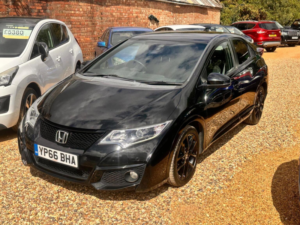 2016 Honda Civic 1.4 I-Vtec Sport Euro 6 (s/s) 5dr in Black — image 4
