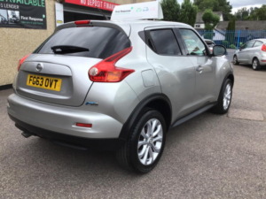 2013 Nissan Juke 1.5 Dci 8v Tekna Euro 5 (s/s) 5dr in Silver — image 3