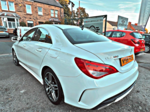 2019 Mercedes-Benz Cla 1.6 Cla180 Amg Line Edition Coupe Euro 6 (s/s) 4dr in White — image 4
