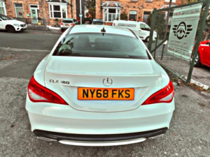 2019 Mercedes-Benz Cla 1.6 Cla180 Amg Line Edition Coupe Euro 6 (s/s) 4dr in White — image 6