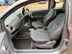 2014 Fiat 500 1.2 Lounge Euro 6 (s/s) 3dr in Grey — image 3