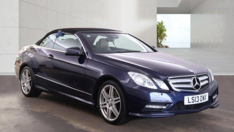 2013 Mercedes-Benz E Class 2.1 E220 Cdi Blueefficiency Sport Cabriolet G-Tronic+ Euro 5 (s/s) 2dr in Blue — image 1