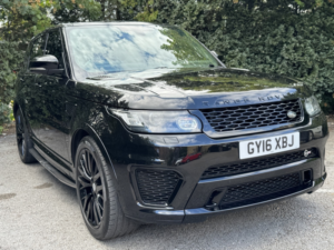 2016 Land Rover Range Rover Sport 5.0 V8 Svr in Black — image 2