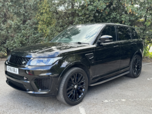 2016 Land Rover Range Rover Sport 5.0 V8 Svr in Black — image 4