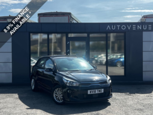 2018 Kia Rio 1.25 2 Hatchback 5dr Petrol Manual Euro 6 (s/s) (83 Bhp) in Black — image 2