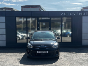 2018 Kia Rio 1.25 2 Hatchback 5dr Petrol Manual Euro 6 (s/s) (83 Bhp) in Black — image 3
