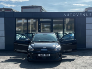 2018 Kia Rio 1.25 2 Hatchback 5dr Petrol Manual Euro 6 (s/s) (83 Bhp) in Black — image 4