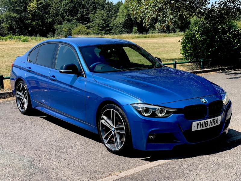 2018 BMW 3 Series 2.0 320i M Sport Shadow Edition Auto Euro 6 (s/s) 4dr in Blue — image 1