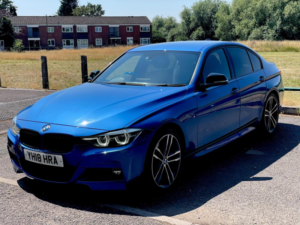 2018 BMW 3 Series 2.0 320i M Sport Shadow Edition Auto Euro 6 (s/s) 4dr in Blue — image 3