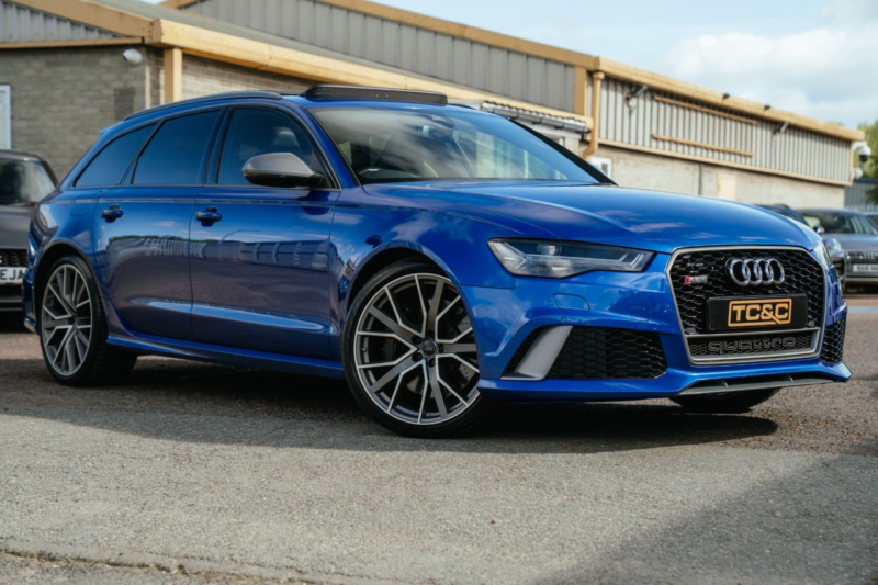 2016 Audi Rs6 Avant 4.0 Tfsi V8 Performance Estate 5dr Petrol Tiptronic Quattro Euro 6 (s/s) (605 Ps) in Blue — image 1