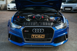 2016 Audi Rs6 Avant 4.0 Tfsi V8 Performance Estate 5dr Petrol Tiptronic Quattro Euro 6 (s/s) (605 Ps) in Blue — image 5