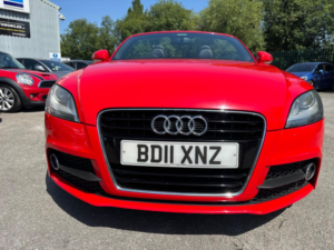 2011 Audi Tt 1.8 Tfsi S Line Roadster Euro 5 2dr in Red — image 3