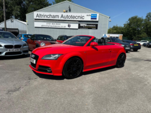 2011 Audi Tt 1.8 Tfsi S Line Roadster Euro 5 2dr in Red — image 4