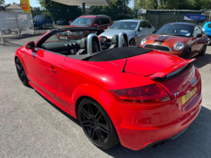 2011 Audi Tt 1.8 Tfsi S Line Roadster Euro 5 2dr in Red — image 5