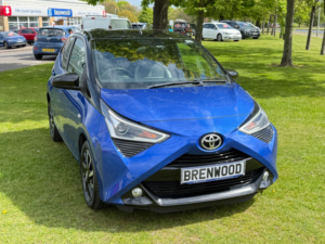 2022 Toyota Aygo 1.0 Vvt-I X-Trend Hatchback 5dr Petrol X-Shift Euro 6 (safety Sense) (71 Ps) in Blue — image 2