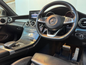 2018 Mercedes-Benz C Class 2.0 C200 Amg Line Cabriolet G-Tronic+ Euro 6 (s/s) 2dr in Black — image 3