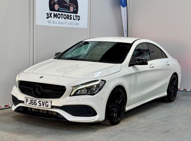 2016 Mercedes-Benz Cla 2.1 Cla220d Amg Line Coupe 7g-Dct 4matic Euro 6 (s/s) 4dr in White — image 1