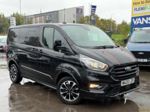 2020 Ford Transit Custom 2.0 320 Ecoblue Sport Crew Van Double Cab 5dr Diesel Auto L1 H1 Euro 6 (s/s) (185 Ps) in Black — image 5