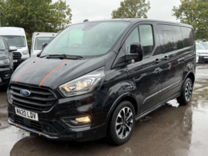 2020 Ford Transit Custom 2.0 320 Ecoblue Sport Crew Van Double Cab 5dr Diesel Auto L1 H1 Euro 6 (s/s) (185 Ps) in Black — image 6