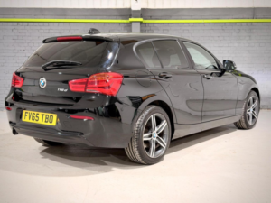 2015 BMW 1 Series 1.5 116d Sport Euro 6 (s/s) 5dr in Black — image 5