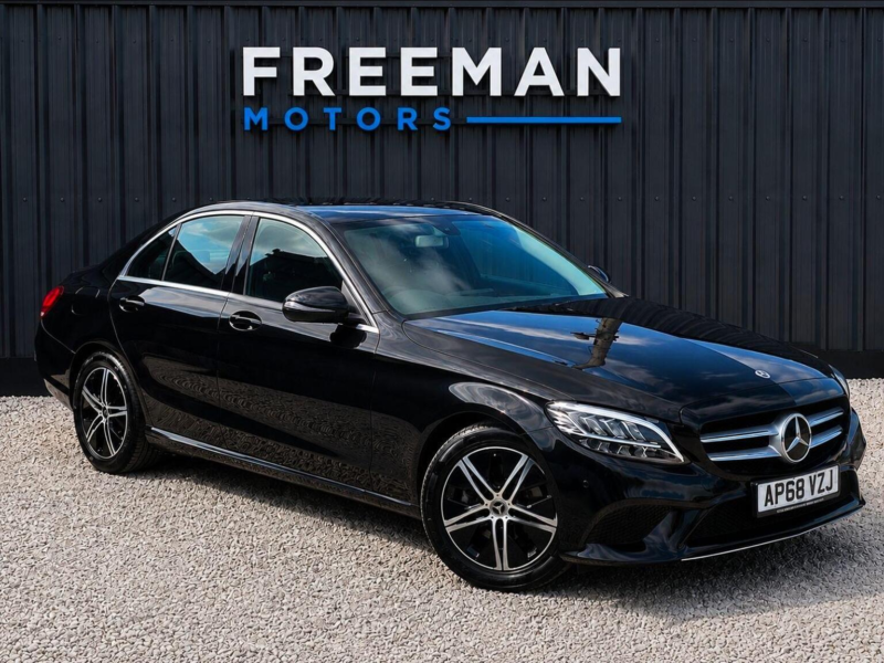 2019 Mercedes-Benz C Class 1.5 C200 Mhev Eq Boost Sport G-Tronic+ Euro 6 (s/s) 4dr in Black — image 1