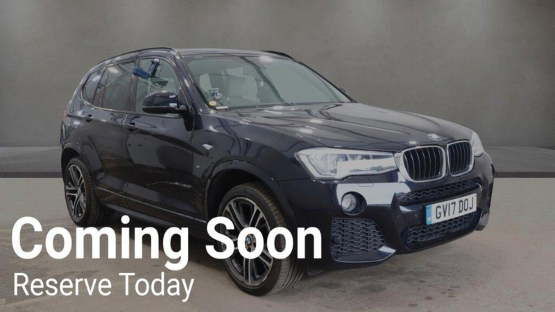 2017 BMW X3 2.0 20d M Sport Auto Xdrive Euro 6 (s/s) 5dr in Black — image 1