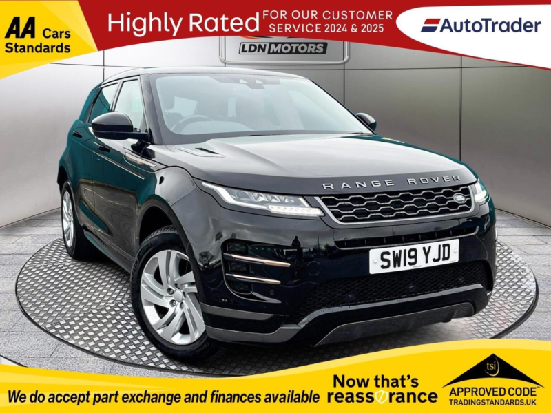 2019 Land Rover Range Rover Evoque 2.0 D180 R-Dynamic S Auto 4WD Euro 6 (s/s) 5dr in Black — image 1