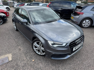 2015 Audi A3 1.4 Tfsi Cod S Line Sportback S Tronic Euro 6 (s/s) 5dr in Grey — image 4