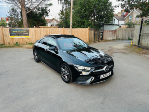 2022 Mercedes-Benz Cla 1.3 Cla180 Amg Line (premium Plus 2) Coupe 7g-Dct Euro 6 (s/s) 4dr in Black — image 3